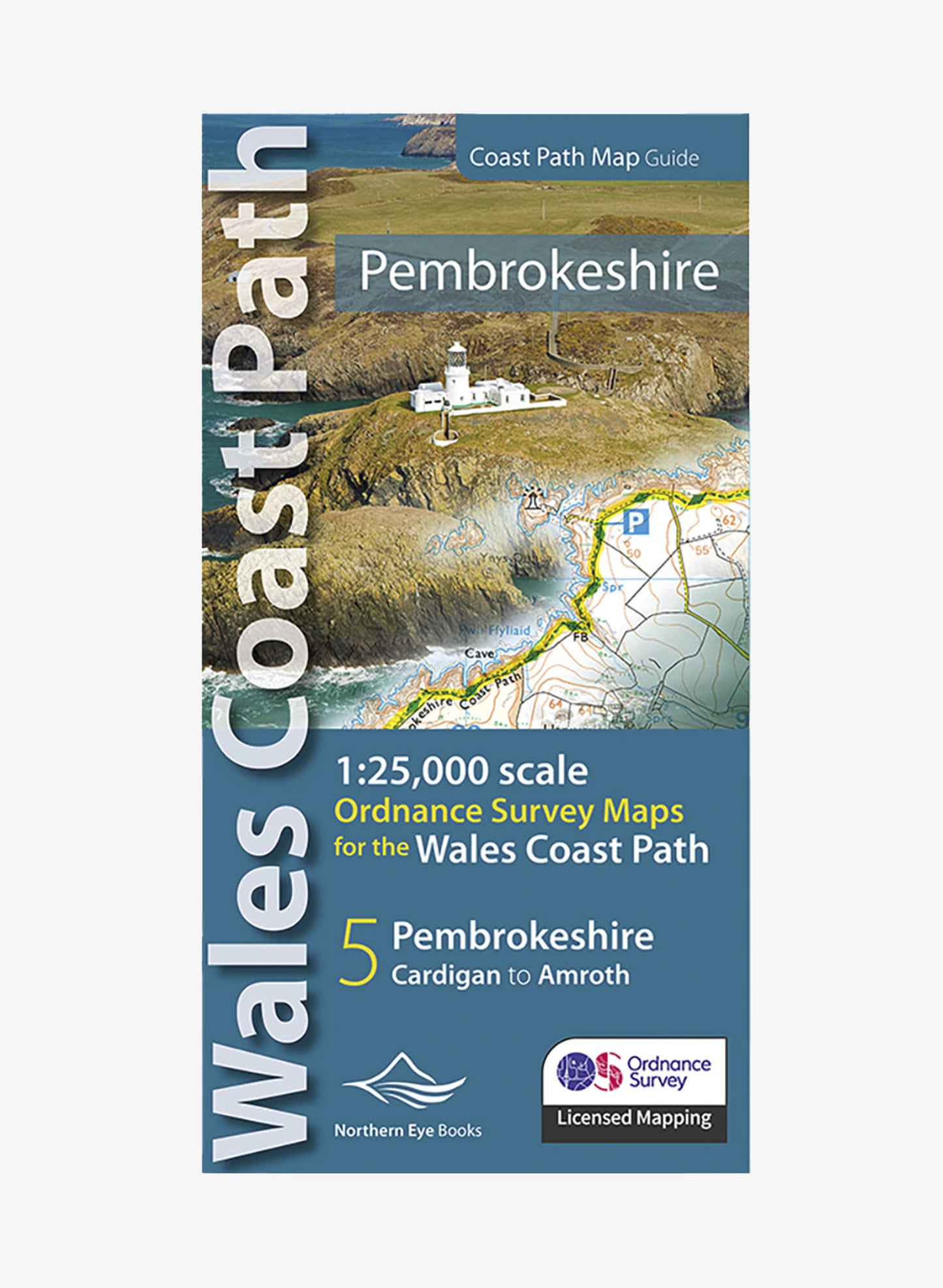Pembrokeshire OS Map Atlas - Wales Cast Path