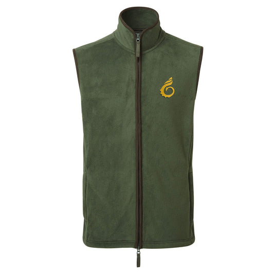Artisan Fleece Gilet - Moss Green - Wales Coast Path