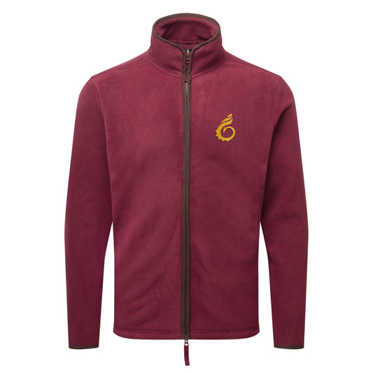 Artisan Fleece Jacket - Burgundy - Wales Coast Path