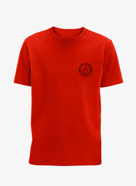 Explore More Outline T-Shirt | Red | Front | Wales Coast Path
