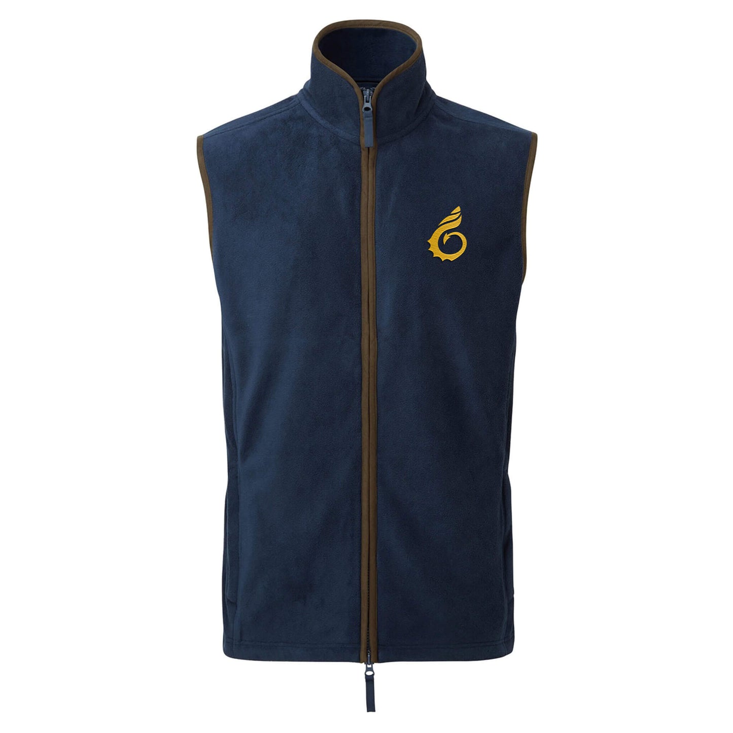 Artisan Fleece Gilet - Navy - Wales Coast Path