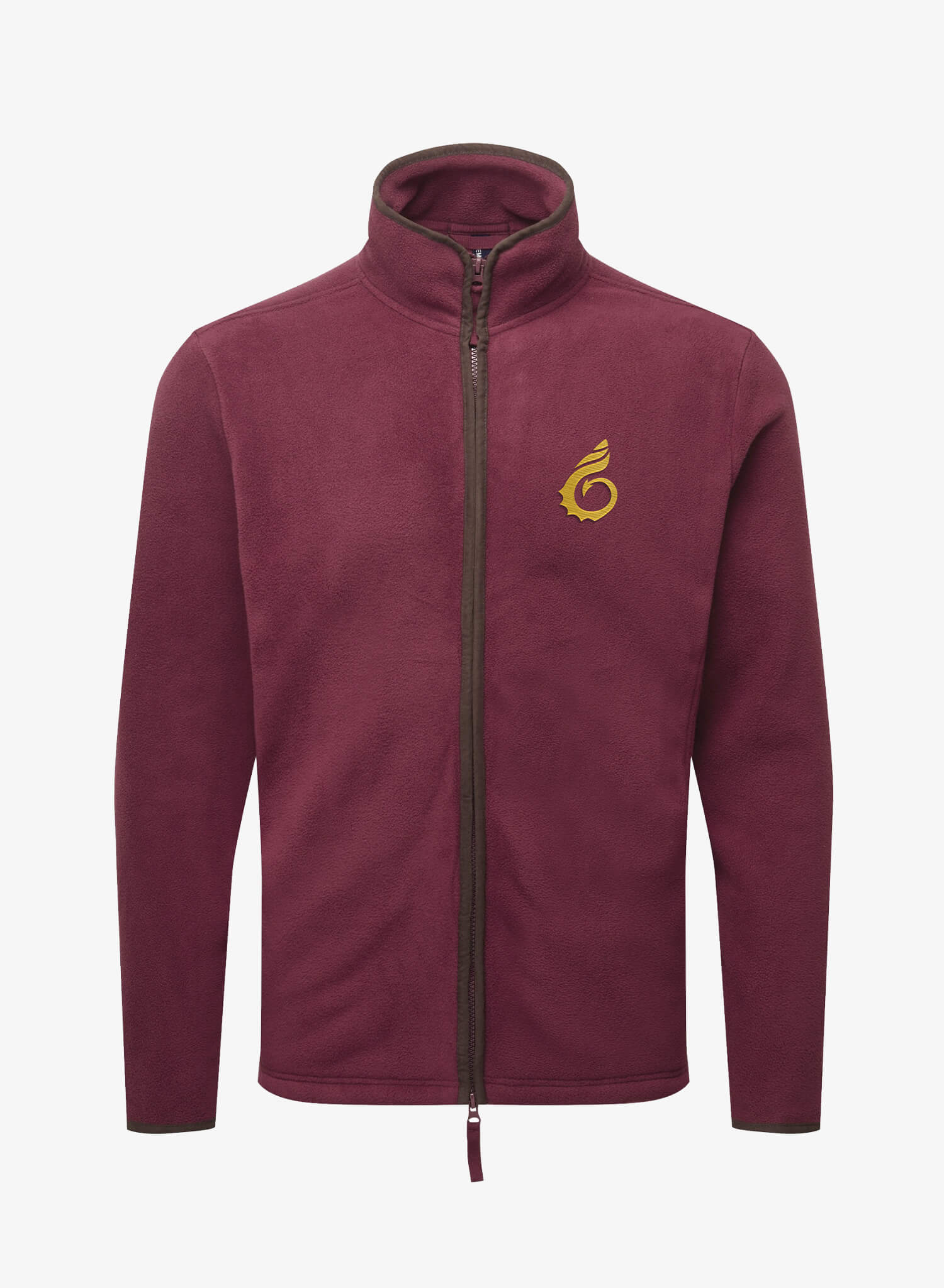 Artisan Fleece Jacket - Burgundy - Wales Coast Path