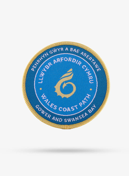 Wales Coast Path Gower and Swansea Bay Woven Badge