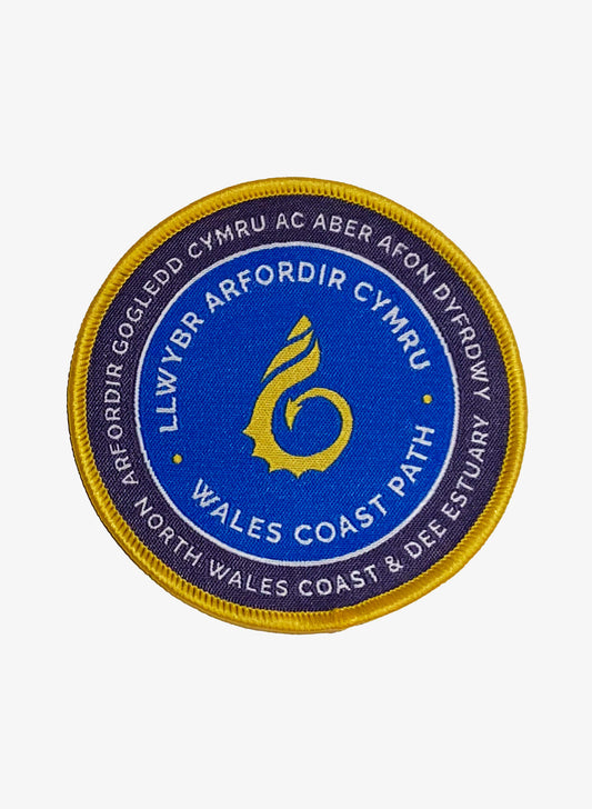 Wales Coast Path North Wales Coast and Dee Estuary Woven Badge