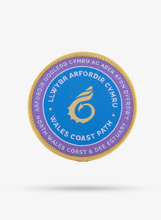 Wales Coast Path North Wales Coast and Dee Estuary Woven Badge