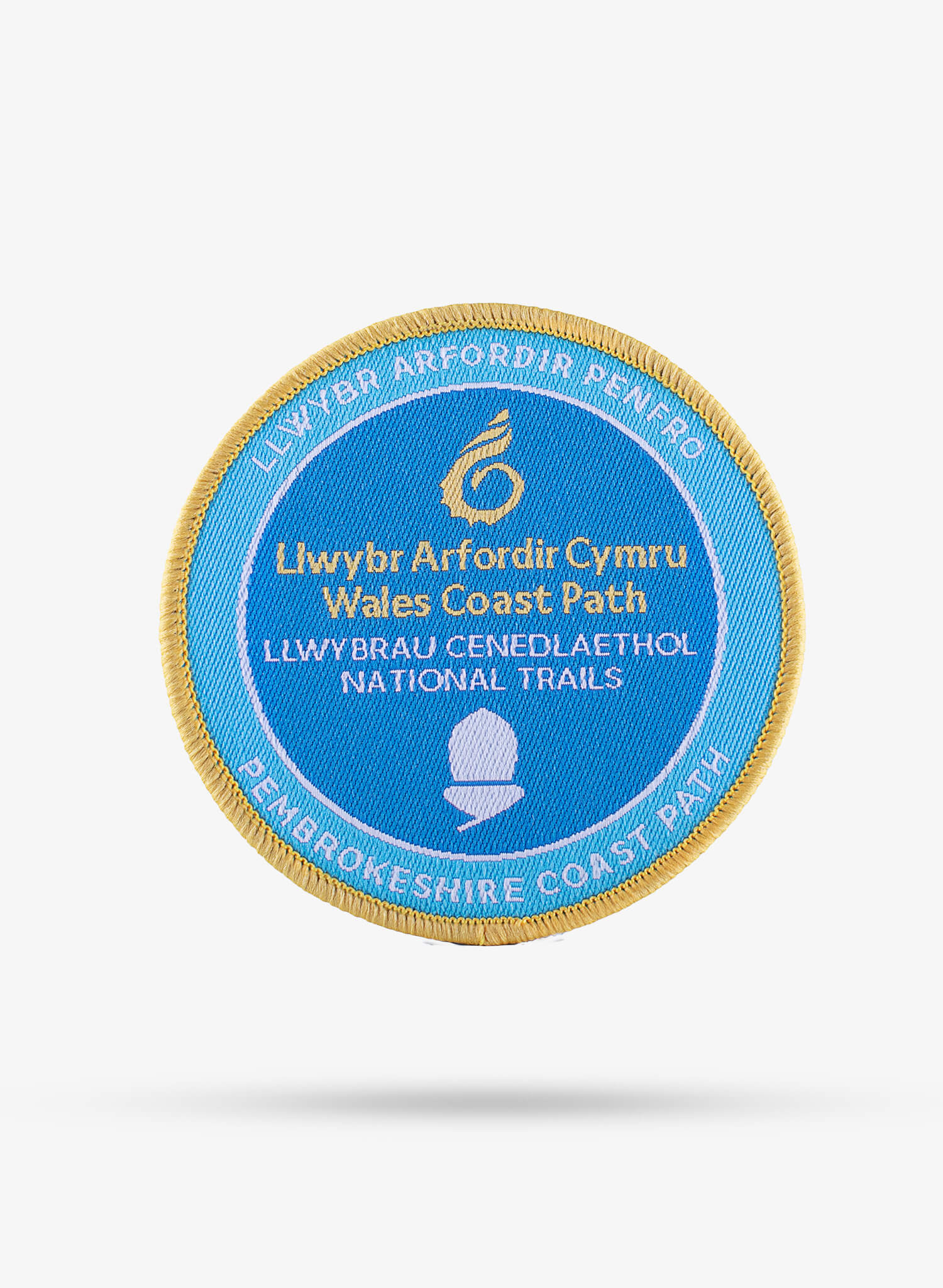 Wales Coast Path Pembrokeshire Woven Badge