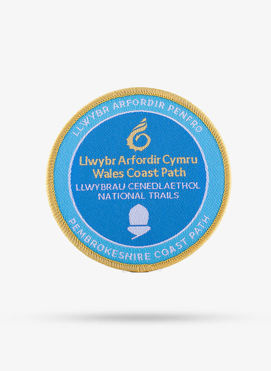 Wales Coast Path Pembrokeshire Woven Badge