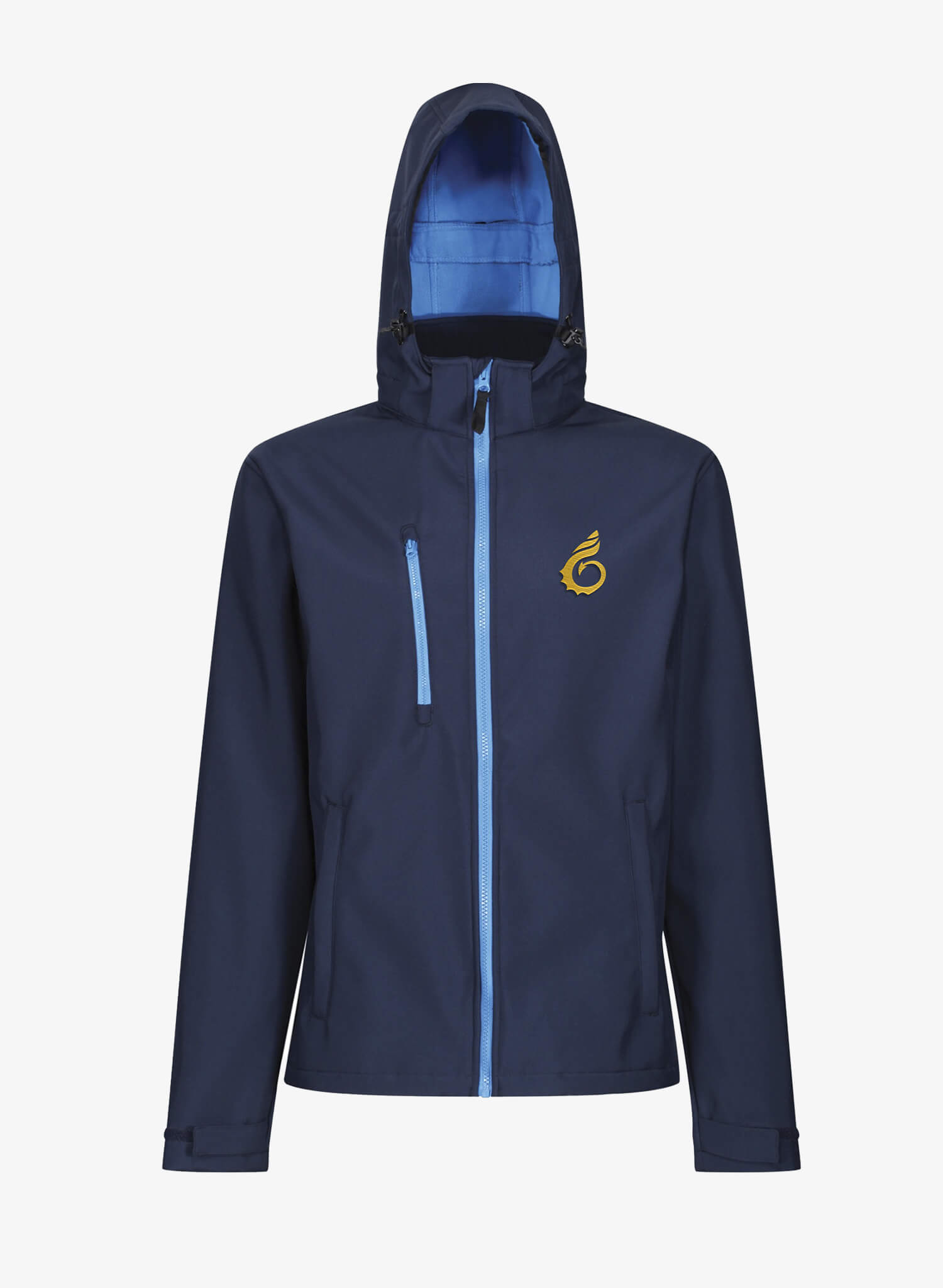 3-Layer Softshell Jacket with Hood – Wales Coast Path Shop