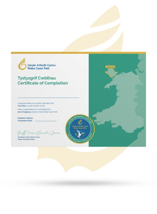 Isle of Anglesey Completion Certificate