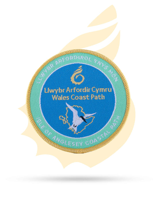 Wales Coast Path Isle of Anglesey Woven Badge