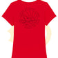 Explore More Outline Fitted T-Shirt - Red - Welsh Back Print -Wales Coast Path