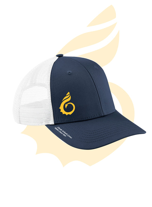Trucker Cap - Navy/White - Wales Coast Path
